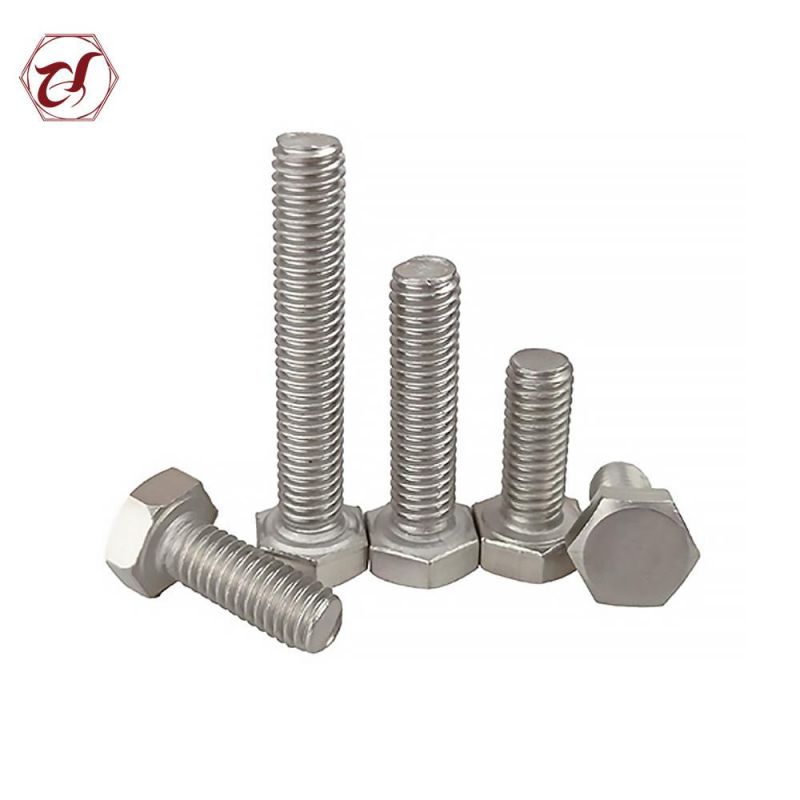 304 Flat Head Stainless Steel Bolt Full Thread Fastener/DIN933 Hex Bolt/A2 Bolt