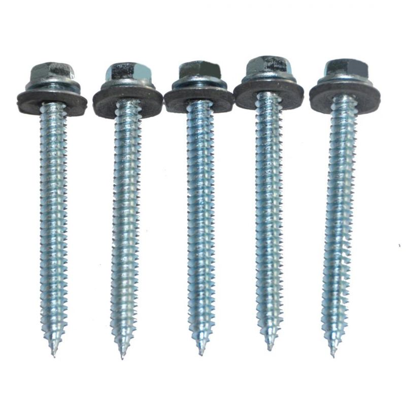 Self Tapping Self Drilling Screw Hexagon Head Screw Zinc Plated
