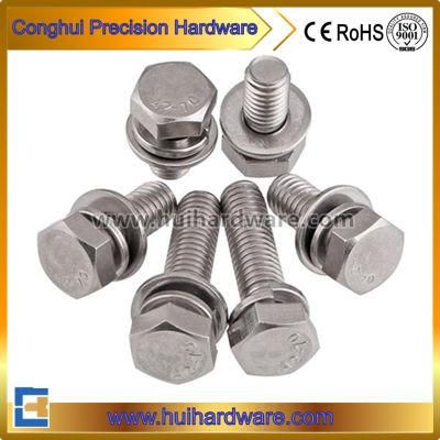 Stainless Steel A2-70 Hex Head Combined Assembly Sem Screws