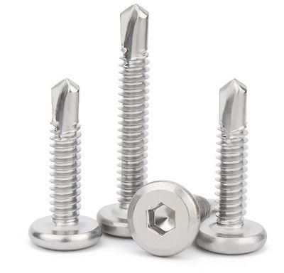 High Carbon Steel Head Flat Head Self Drilling Wood Screws Tapping Screws for Metal