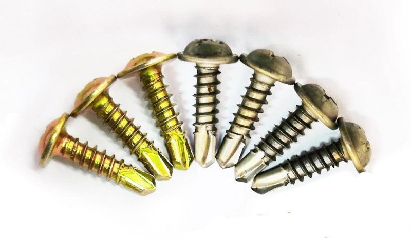 Phillips Round Washer Head Drill Point Zinc Plated K-Lath Screws