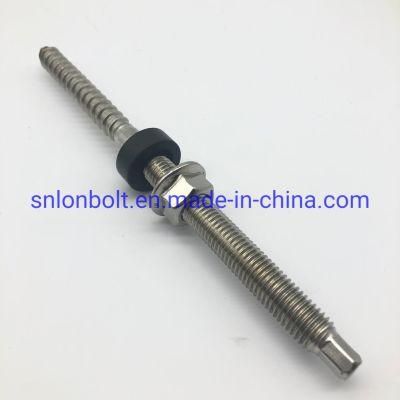 Stainless Steel SS304 A2-70 Double Head Dowel Screw M10X200 M12
