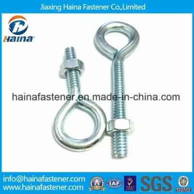 Stainless Steel Ss 304/ Ss316 Eye Screw/ Zinc Plated Screw Eye Hook