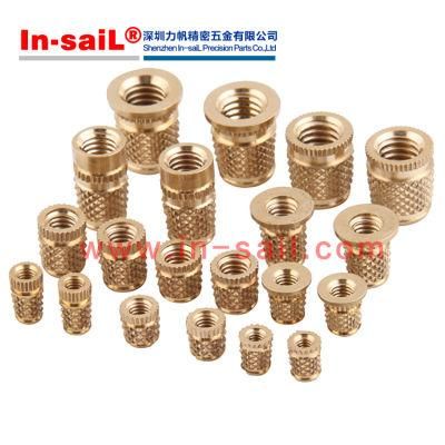 6041-0br115ultrasonic /Heat Staking Threaded Brass Inserts