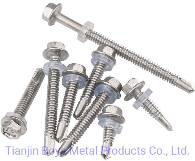 China Products/Suppliers/Roofing Screw/Self Drilling Screw with Washer Pained Carbon Steel