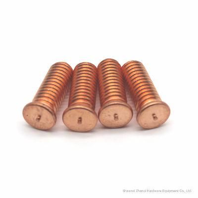Copper Brass Ninckel Plated Flat Head Pressure Rivet Self Clinching Stud Screw