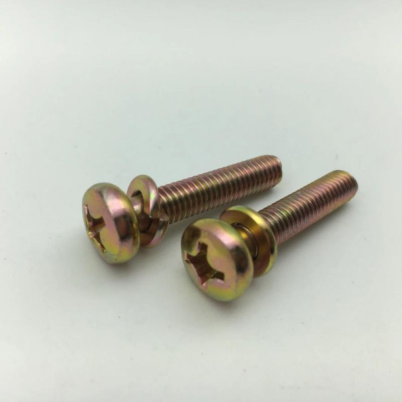 Sems Screw Round Head Phillip Screw Assemble Washer