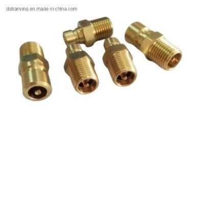 Dme Mold Brass Shut-off Male Water Hose Nipple Fitting