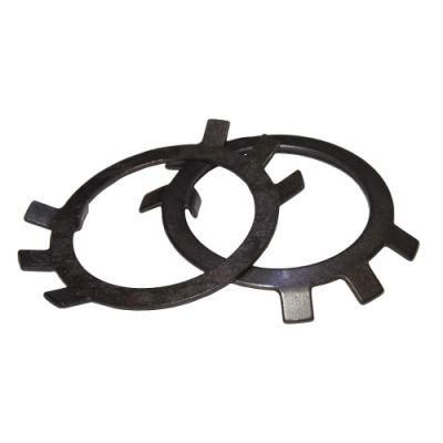 M10 - M200 Steel Black Oxide DIN 70952 Tab Washers for Slotted Round Nuts