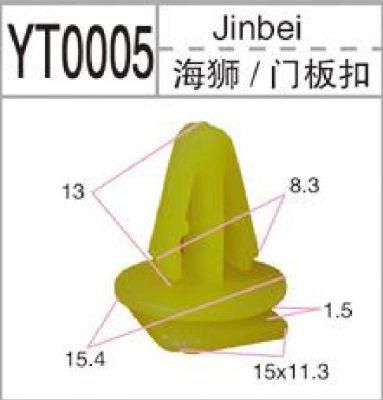 Factory Price Auto Clips and Plastic Fasteners Clip for Car Mat Auto Door Clip Panel Trim Removal Tool Kits 5 PCS