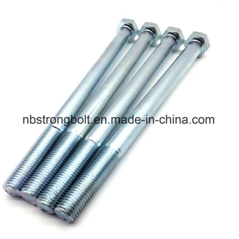 Hex Bolt DIN931 with Zinc