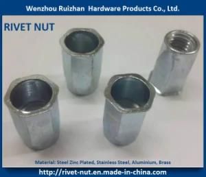 Reduced Head Full Hexagonal Rivet Nut M5
