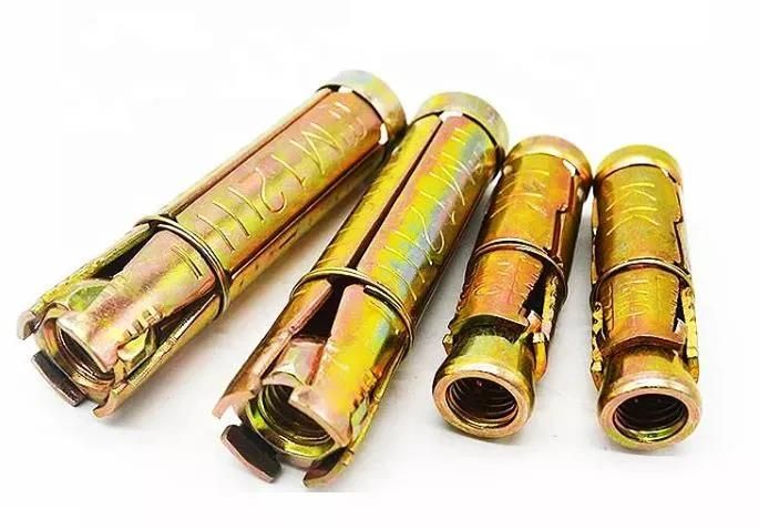 Heavy Duty Steel Materials 3PCS Fix Anchor Bolts with Hex Nut Anchor Bolt M6 M8 M10 M12 M14 M16 M20