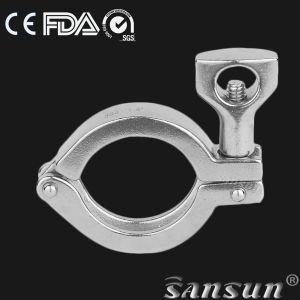 Sanitary Inox Pipe Fitting SS304/1.4301 Single Pin Clamp Heavy Duty