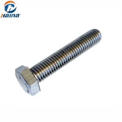 Stainless Steel Hexagon Head Threaded Bolt