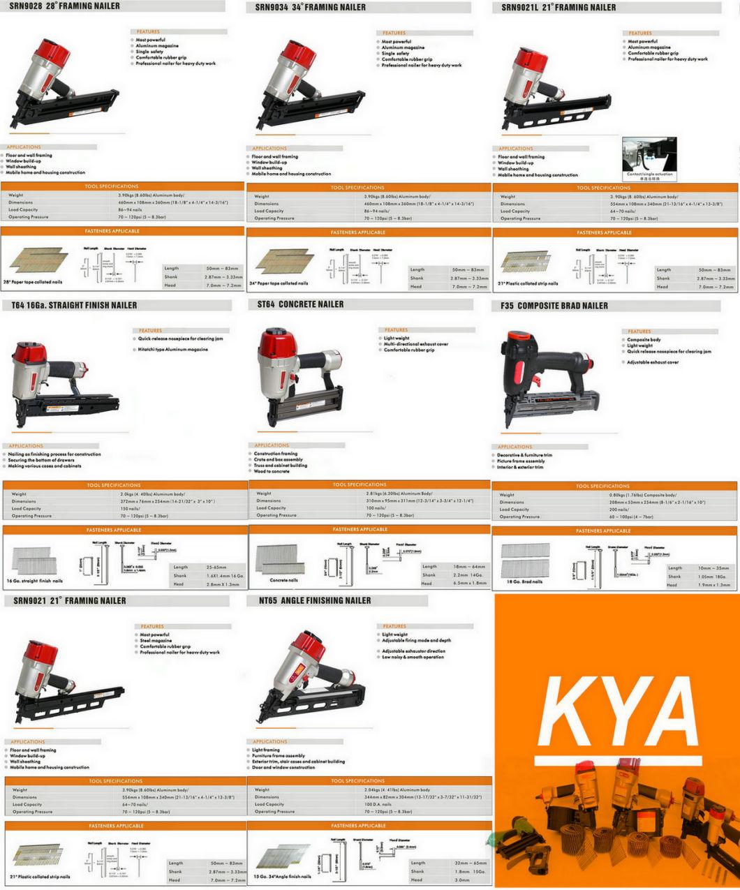16ga 20 Degree T Brad Nails for Packaging, Construction