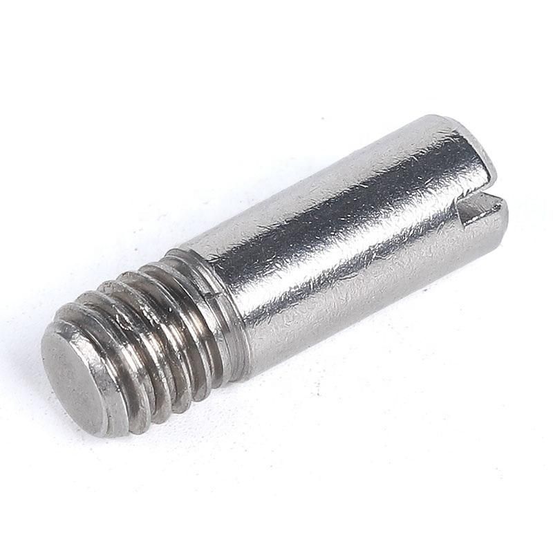 Stainless Steel DIN 427 Slotted Headless Set Screws with Flat Point