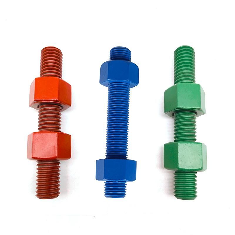 China Supplier DIN975 Threaded Rod / Stud Bolt with Nut DIN976