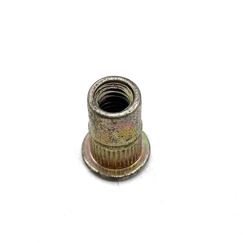 Yellow Zinc Plating Blind Hole Pressure Hand Cap Aluminium Sheet Metal Tool Manual Machine Rivet Nut