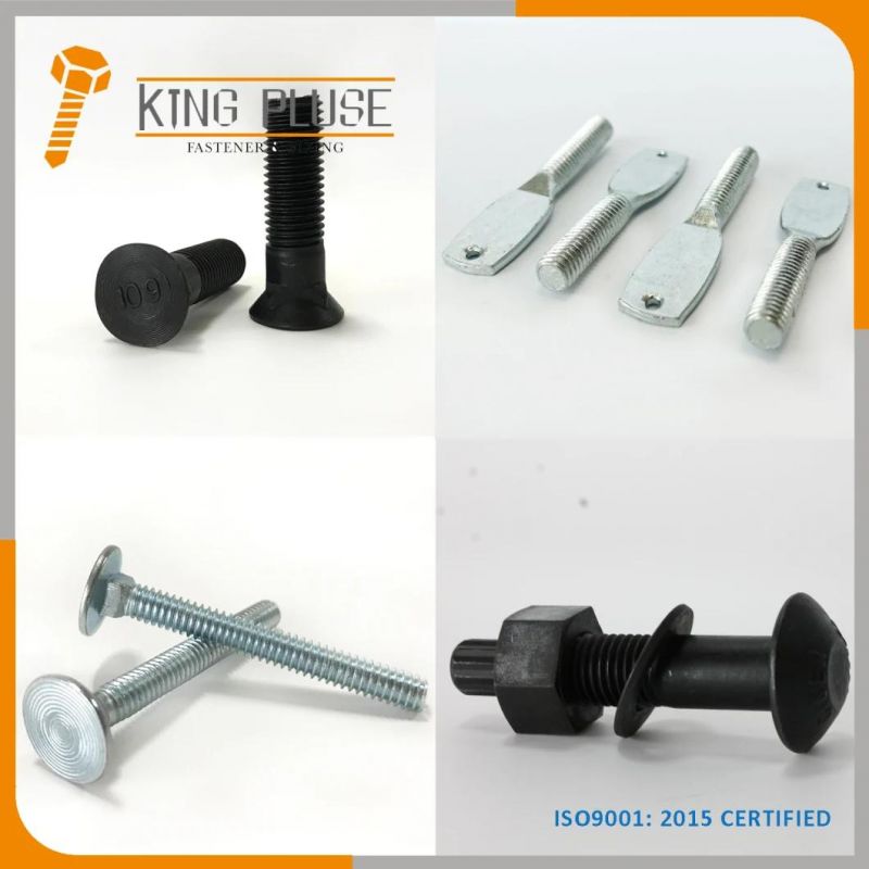 High Quality Fastener Hardware Grade 8.8 Stainless Steel Carbon Steel DIN931 DIN933 Hex Head Nut and Bolt