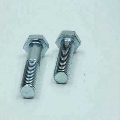 Zinc Plated/Galvanized Grade10.9 - M20 - DIN933, 931 - Hex Bolt/Hexagon Head Bolt - Carbon Steel - B7/42CrMo