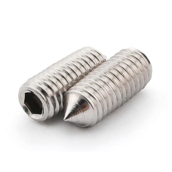 Stainless Steel DIN914 Sharp Point Socket Set Screws