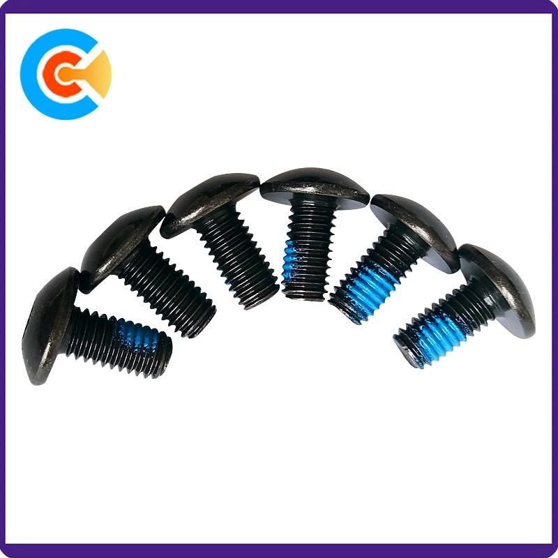 Customized M6 Machine Carbon Steel Screw Black Screw