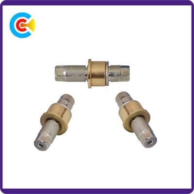 GB/DIN/JIS/ANSI Brass 4.8/8.8/10.9 Hexagonal Copper Sleeve Pin for Building Railway