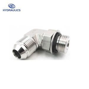 Stainless Steel 90 Degree Male Elbow Hydraulic Adapter SAE Jic 30 Degree Fitting