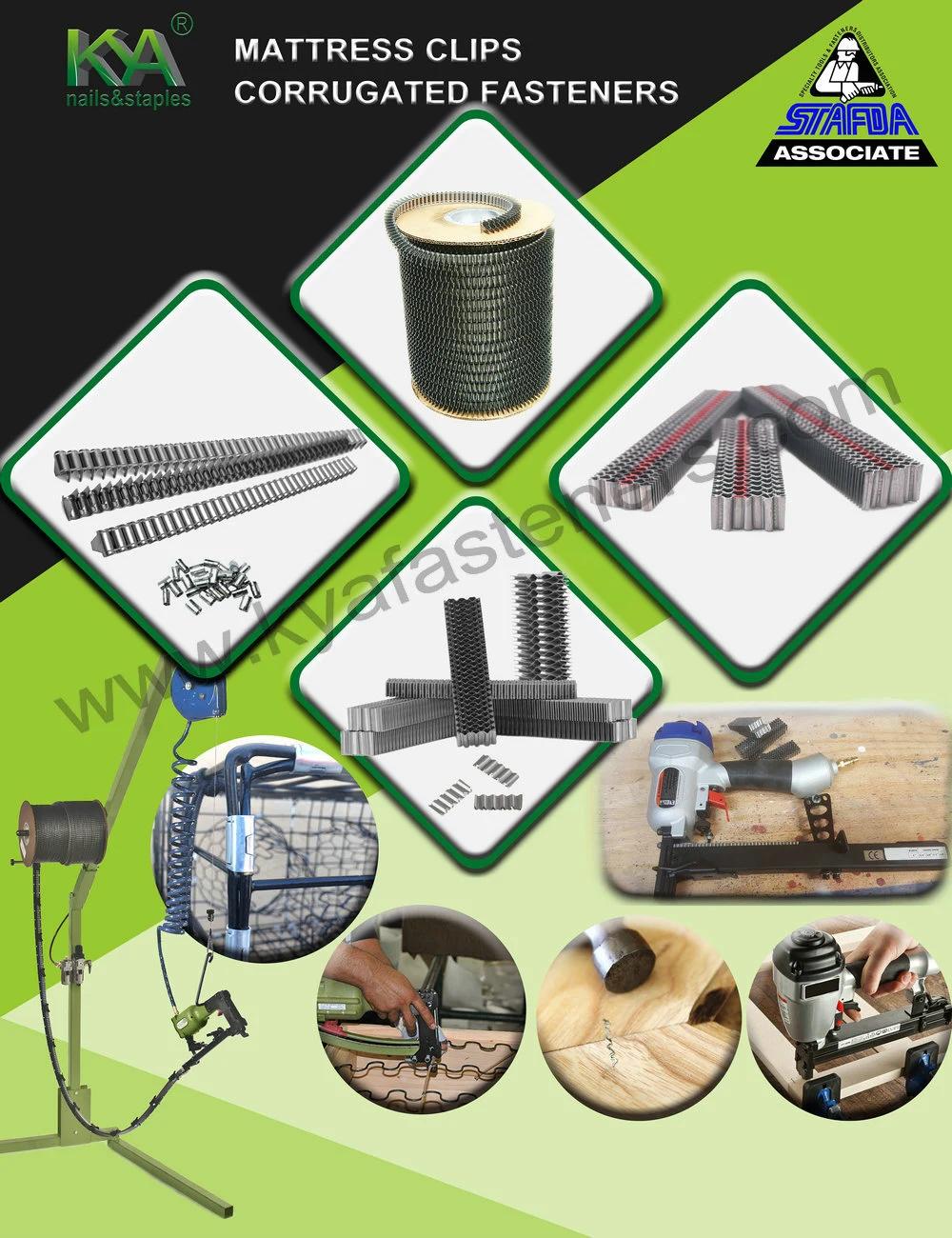 Loose Corrugated Fasteners as Joiner for Carpentry