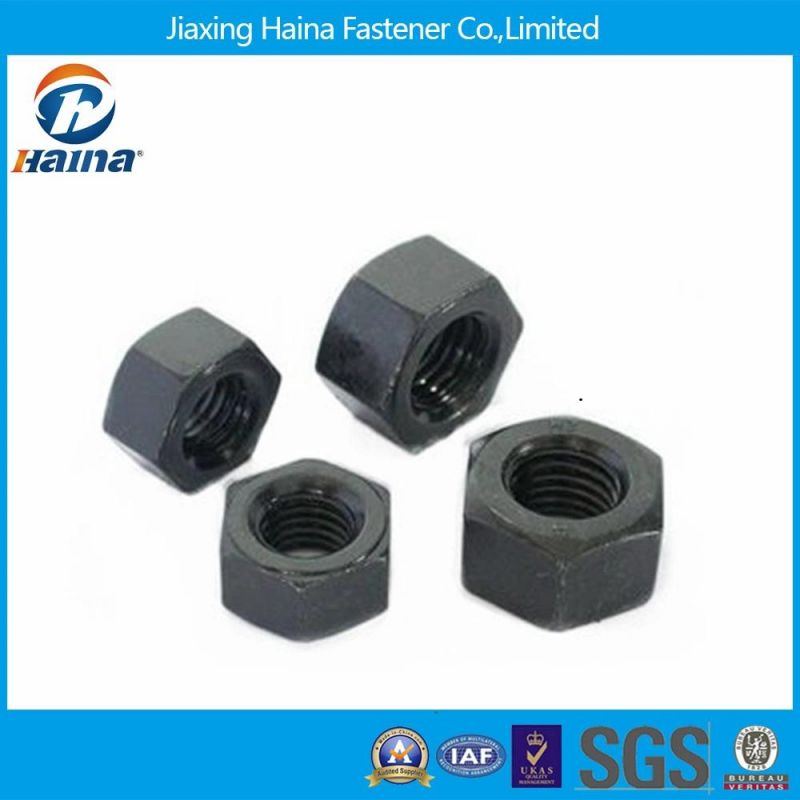 ASTM A194 B8 Oxidation 8.8 Grade Black Hex Heavy Nut
