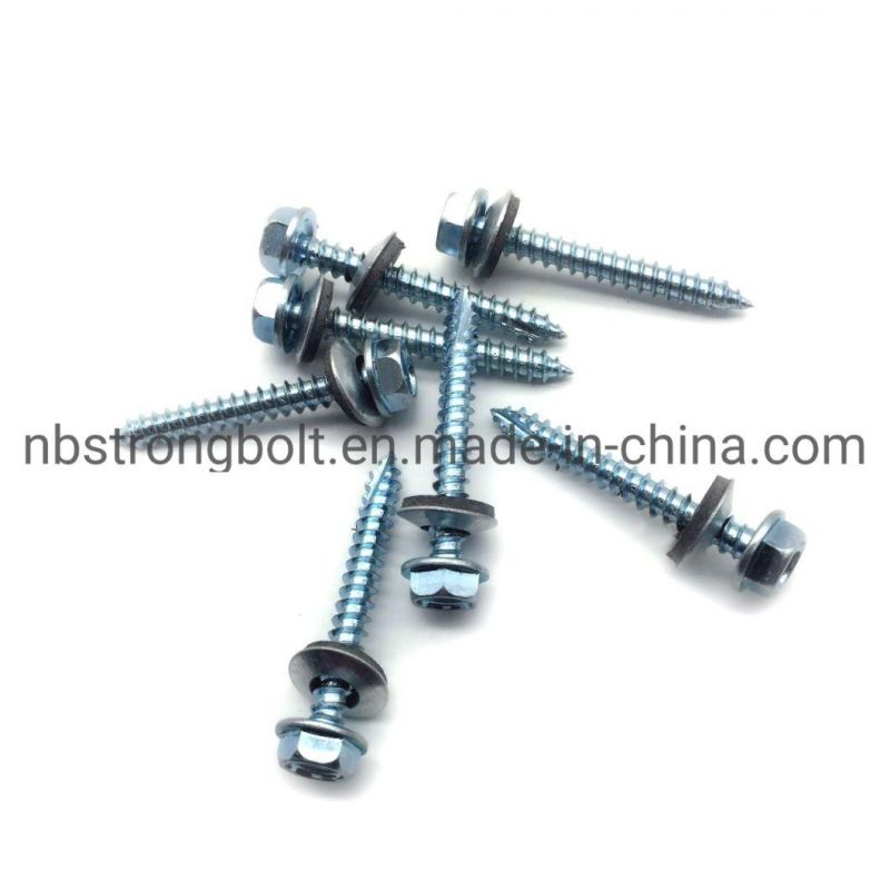 Hex Washer Hight Head Shoulder Under Head Post Ame Screw Type 17 Cut Point Assembled with Bonded Washer