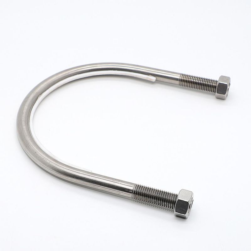 Rubber Fitting PTFE Anti-Vibration U Bolt with Pad and Nuts
