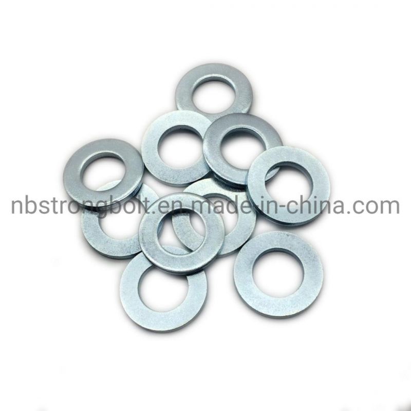 DIN125A Flat Washer with White Zinc Plated Cr3+ M27