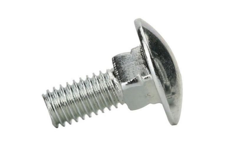 Zinc Plated Shoulder Step Round Head Square Neck Carriage Bolts