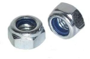 Carbon Steel DIN982 DIN985 Zinc Plated Hex Nylon Insert Lock Nut