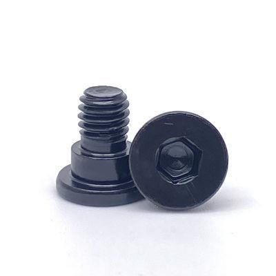 Custom High Precision Ultra-Low Profile Socket Head Step Screw Black Shoulder Bolt