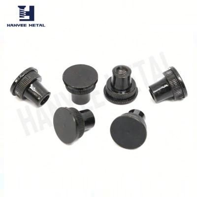 ISO Standard Oxid Black Finish Semi-Hollow Step Nut