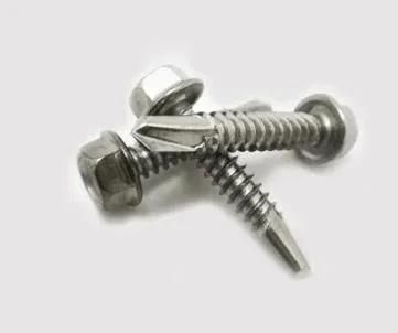 Hexagon Head Drilling Screws with Tapping Screw Thread with Collar