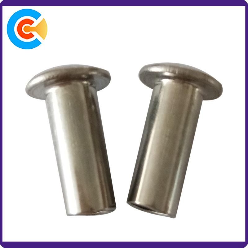 Customized Carbon Steel Mushroom Head Hollow Tubular Rivets Blind Rivet