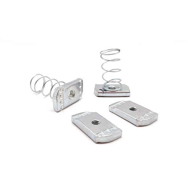 Carbon Steel M8 Galvanized Spring Nut