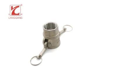 Type-D Standard Inox Casted BSPT Thread Coupler Female Camlock