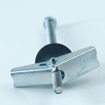 Carbon Steel Zinc Plated Heavy Duty Cavity Fixings Spring Toggle Bolt Anchor