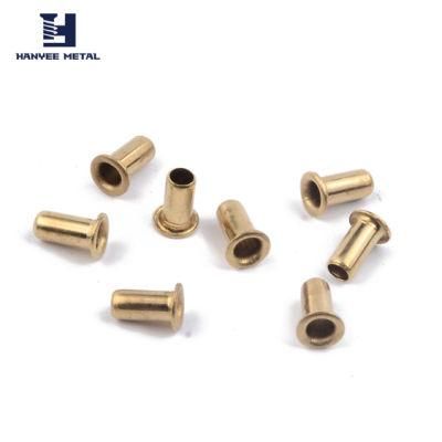 Our Factories 20 Years&prime; Experience Quality Chinese Products Accept OEM Brass Hollow Rivet