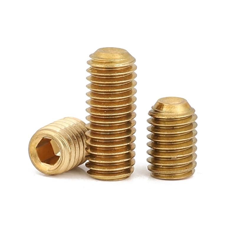 ISO 4766 Stainless Steel 304 316 Grub Screw DIN 551 Slotted Set Screw with Flat Point