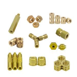 Self-Tapping Thread Inserts with Flange and Cutting Hole Brass Insert