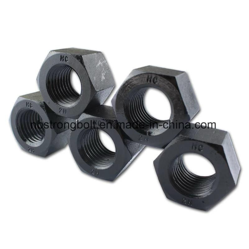ASTM A194 Gr. 2h Heavy Hex Nut Black 1/4"-20