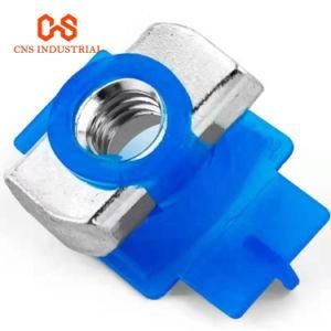 Pillar Slot Nut Spring Nut with Plastic Fixed Wing