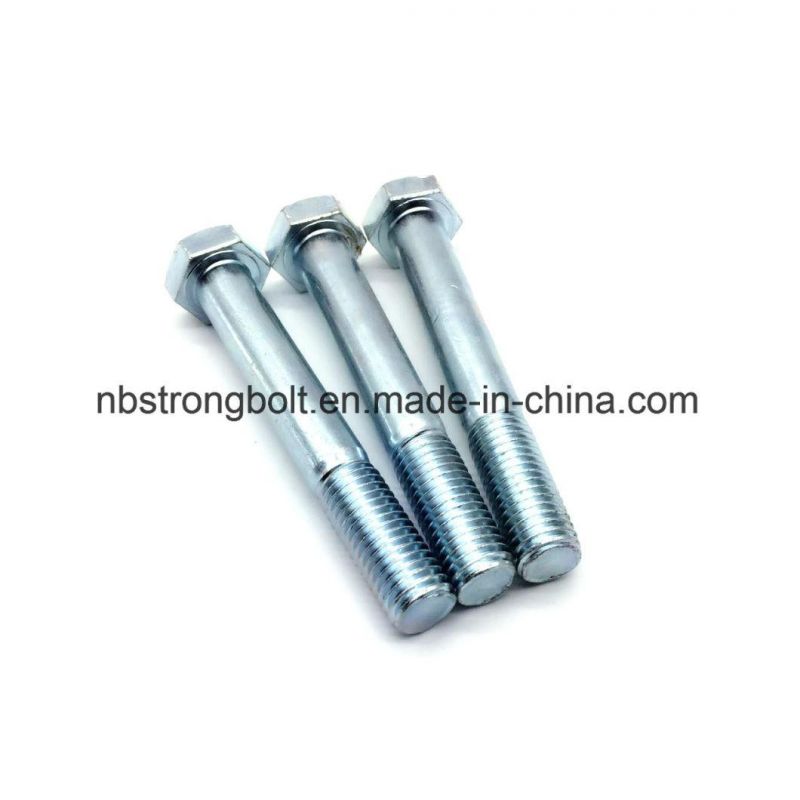 10% off DIN931 -8.8 Hex Bolt with Zinc