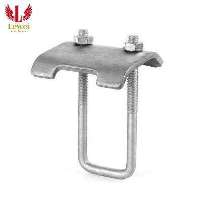 All Sizes SS304 316 M6 M8 M10 Pipe Clamp Square Bending Nut Washer Truck Boat U Bolts